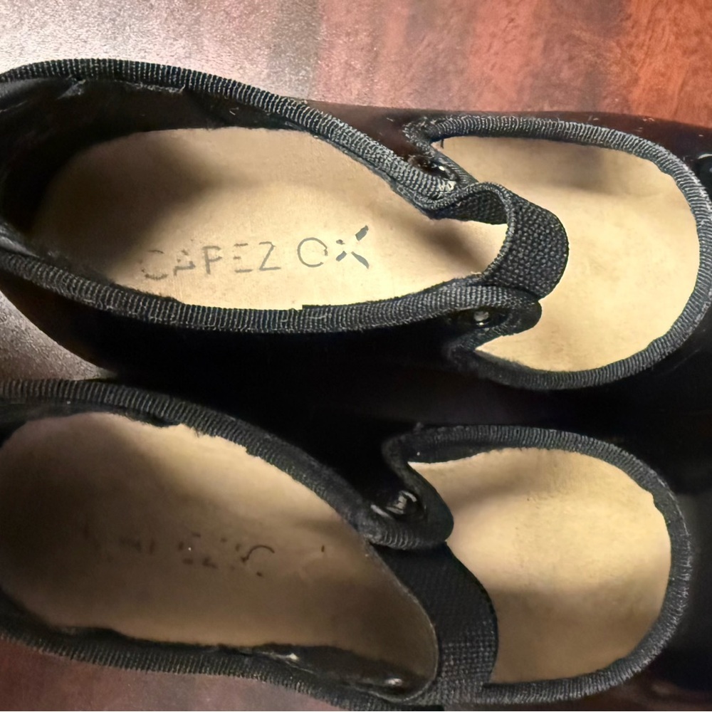 Kids Capezio Black Dance‎ Shoes Size 9W